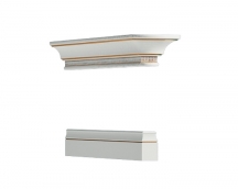 Taranko -  verona prawy v-cokół i korona do szaf i regałów